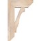 Ekena Millwork Balboa Slat Smooth Bracket w/ Offset Brace, Douglas Fir, 7 1/2"W x 20"D x 32"H BKT0806X20X32BOA06SDF - alternate 3
